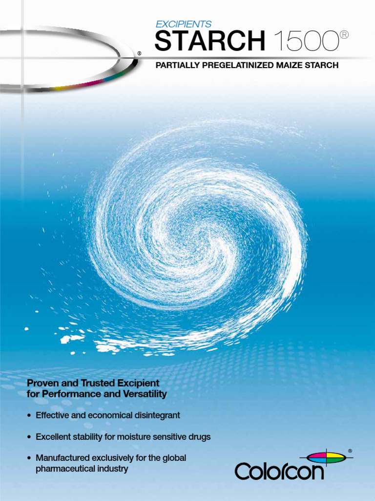 COLORCON Starch 1500 Lo-Res | PDF