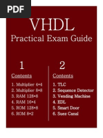 VHDL Practical Exam Guide