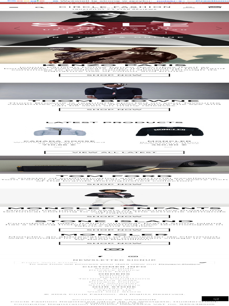 Circle Fashion Designer Menswear Men's Designer Clothing & Brands PDF