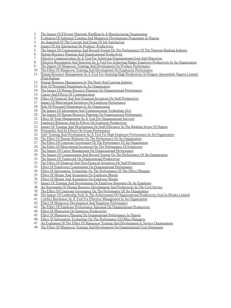 Project Topics | PDF