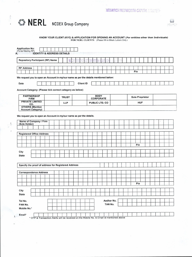 Nerl Form | PDF