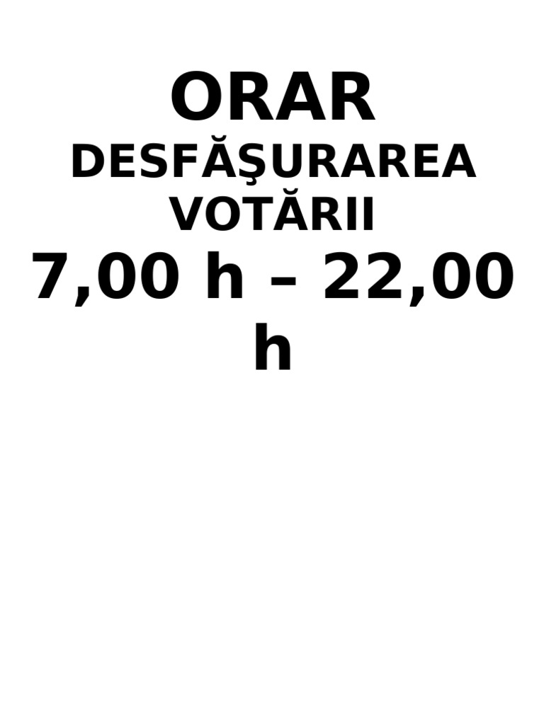 Orar pdf