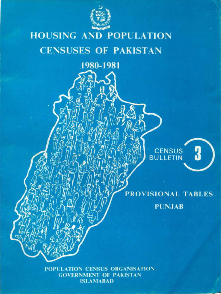 Housing and Population Censuses of Pakistan 1980-1981 - 1 | PDF