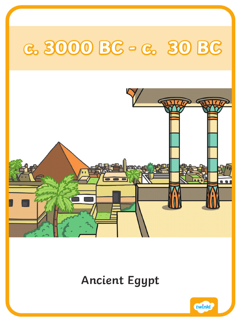 Ancient Egypt Timeline Highlights | PDF