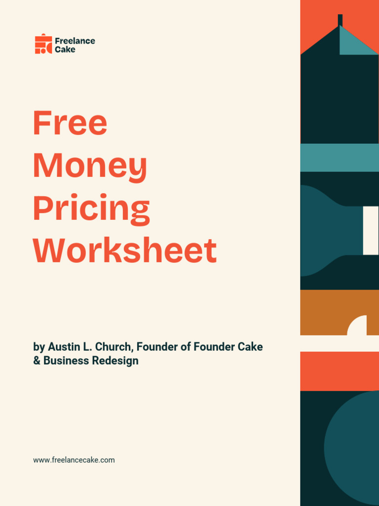 Free Money Pricing Worksheet Pdf