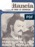 Militancia Peronista para La Liberación, Nº 27, Diciembre 1973