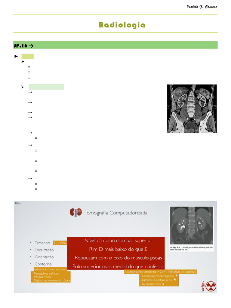 Resumo COMPLETO Radiologia UC 22 | PDF