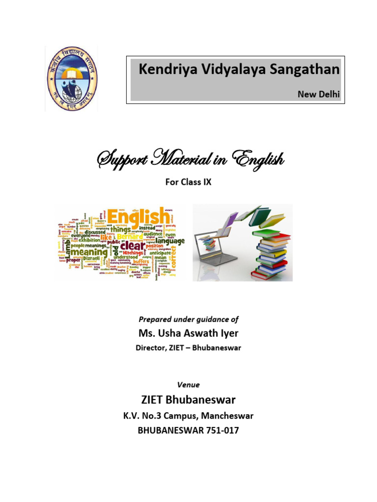 Study Material For Class Ix English | PDF