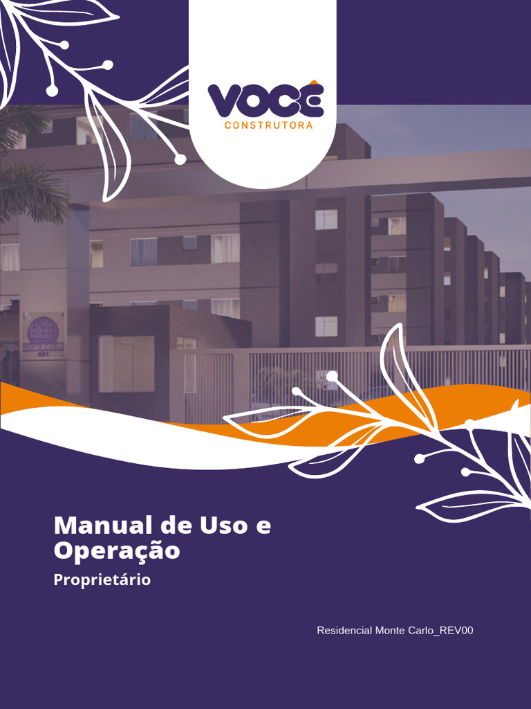 Manual de Uso e Operação - Residencial Monte Carlo - Proprietário | PDF
