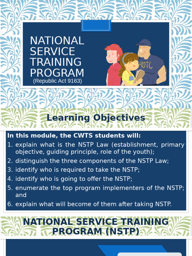 002 NSTP Law 1 | PDF