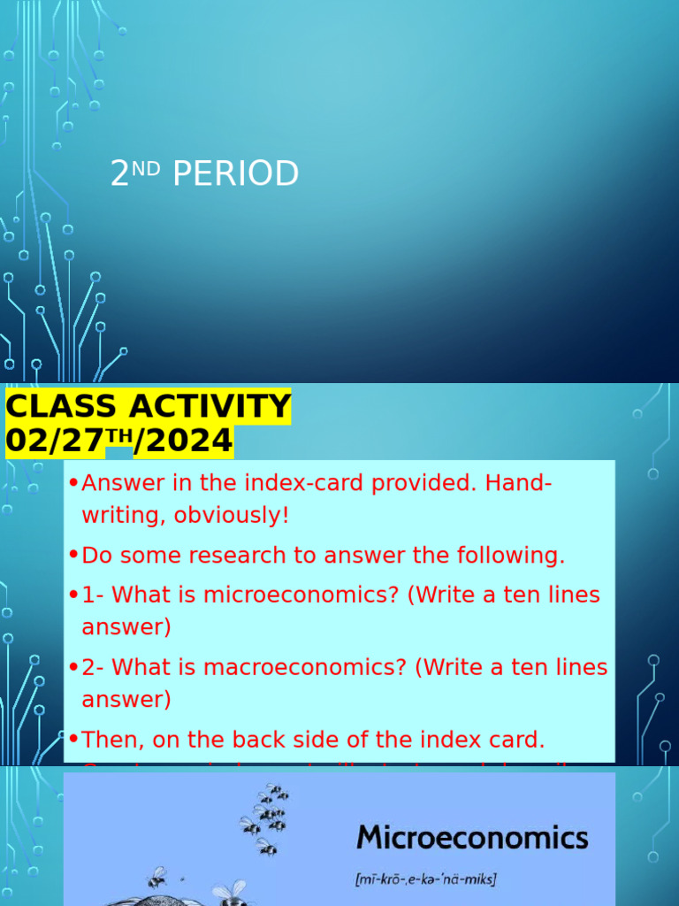 2nd Period Spring Semester | PDF