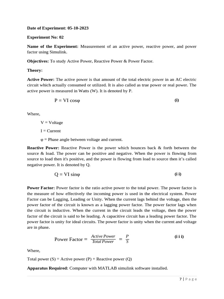 All Lab Reports of PS-I | PDF
