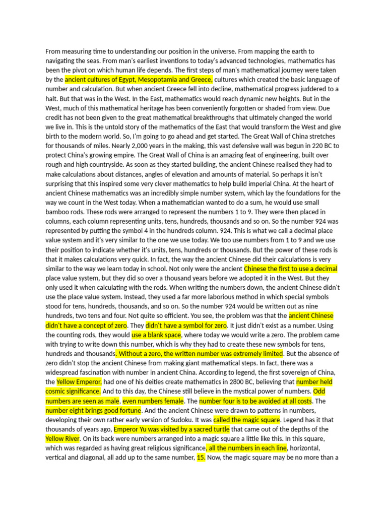 Transcript For Math 10 | PDF