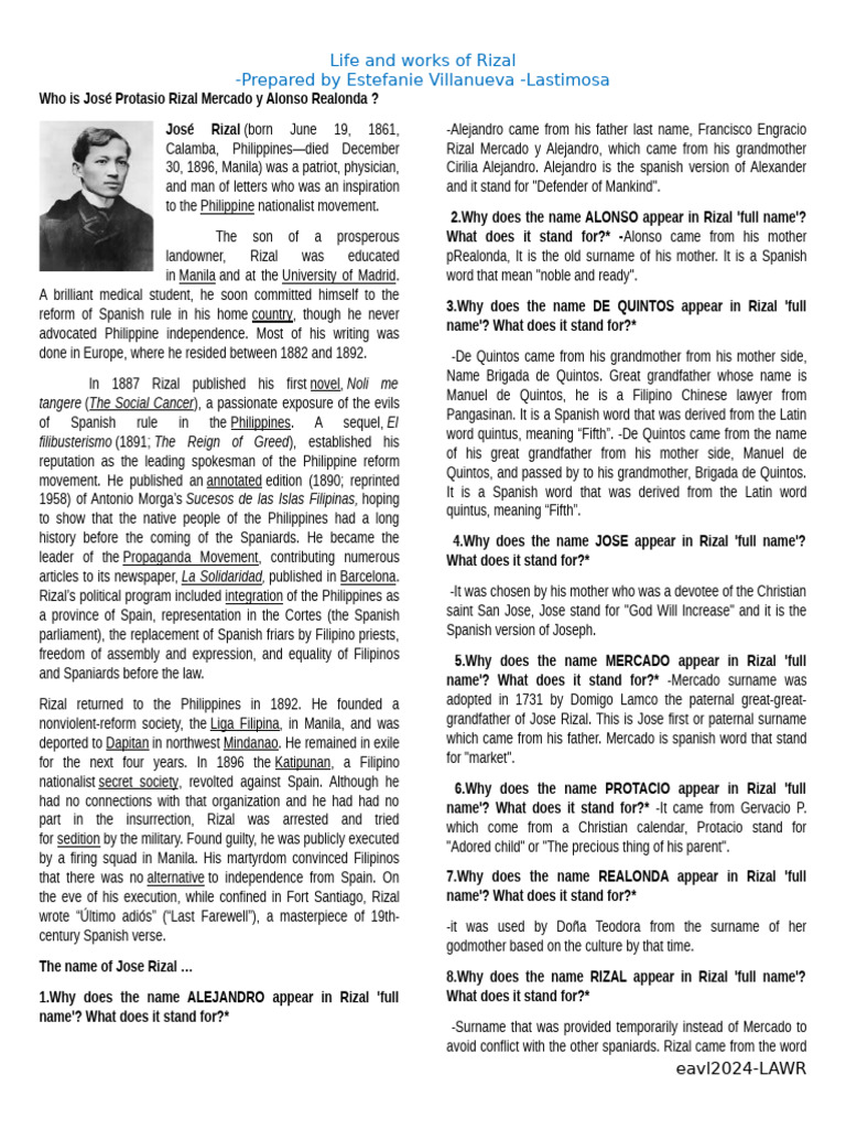 Module 1 Rizal | PDF