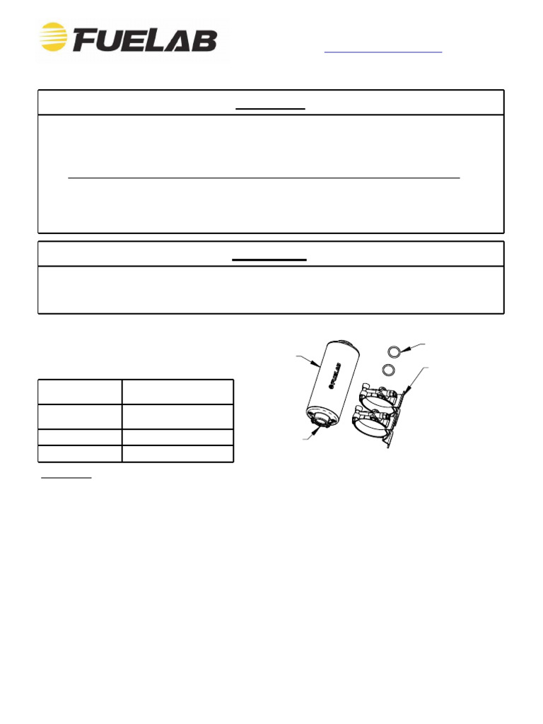 Instalation Instructions | PDF