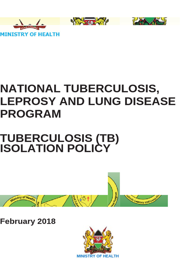 TB Isolation Policy Guidelines 2018 | PDF | Tuberculosis | Infection