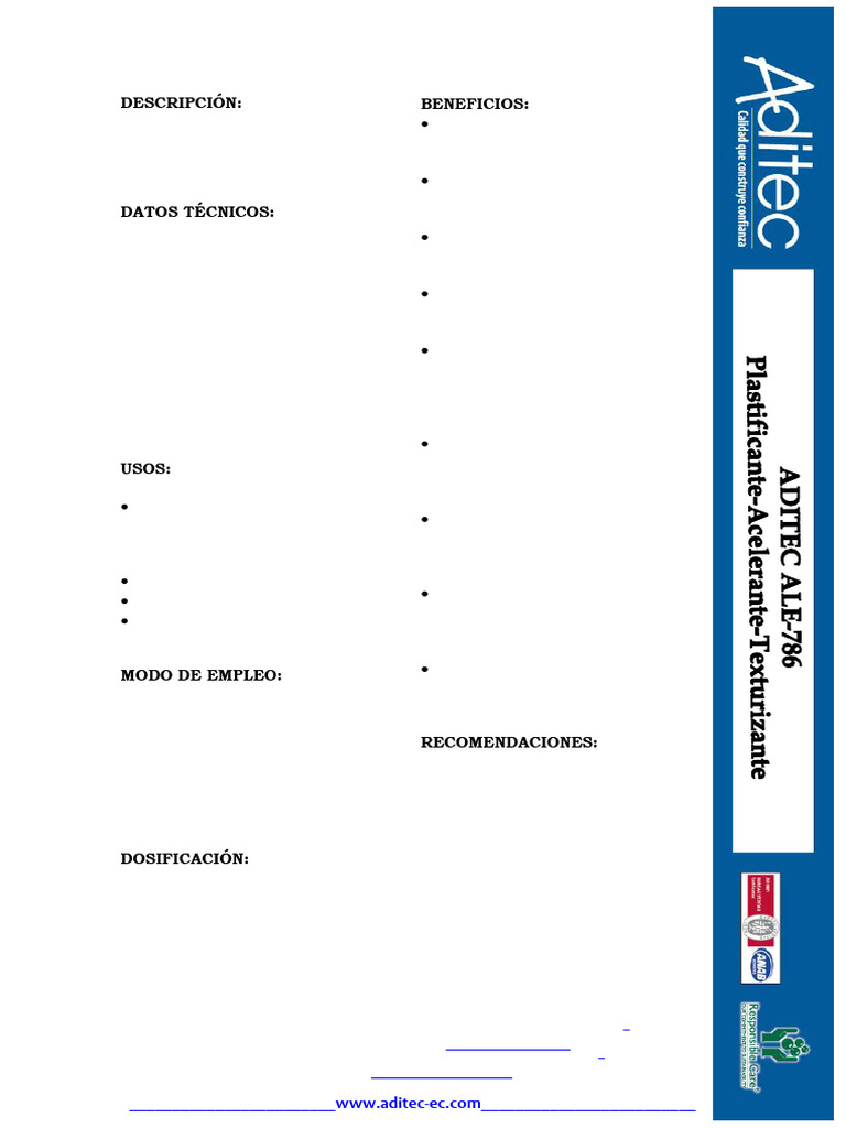 Aditec ALE-786 | PDF