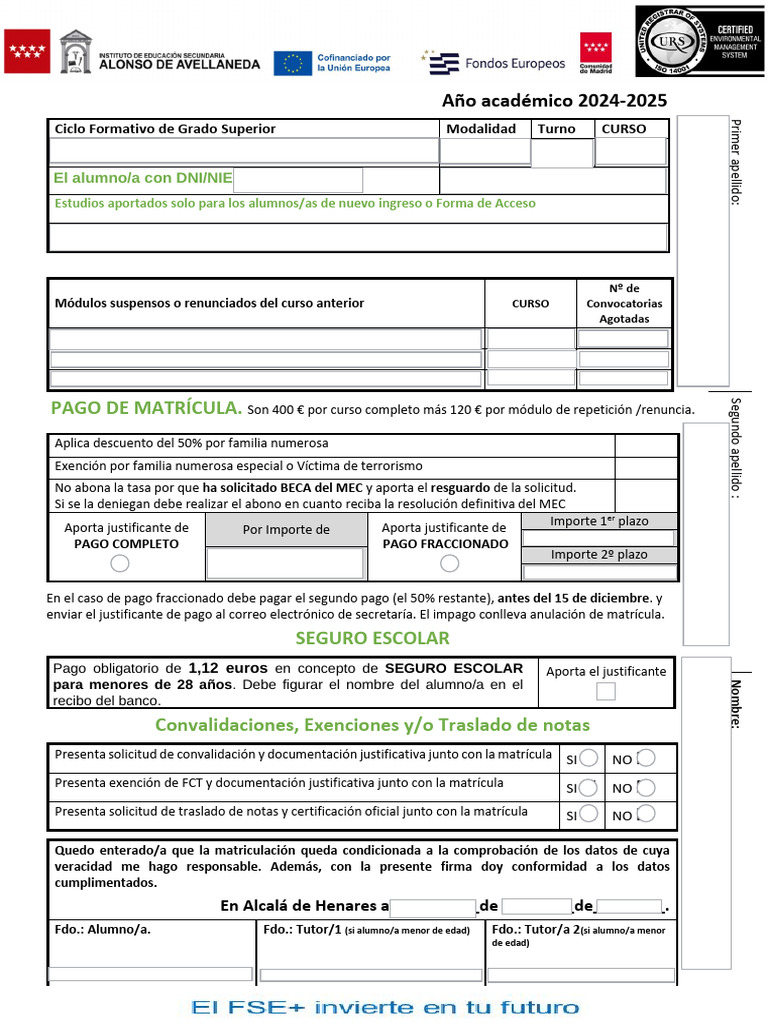 Matricula Grado Superior DEFINITIVO PDF Justicia Crimen Y Violencia