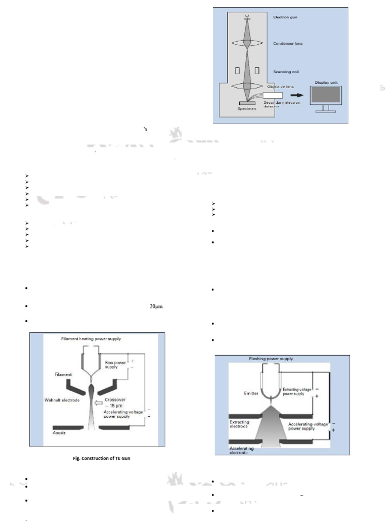 Overview of Scanning Electron Microscopy | PDF | Scanning Electron ...