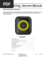 JBL Partybox Encore Essential - Service Manual V1.1 | PDF