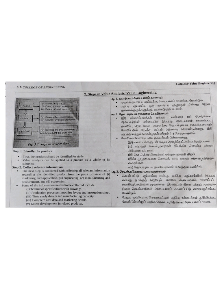 Value Engineering Steps Pdf
