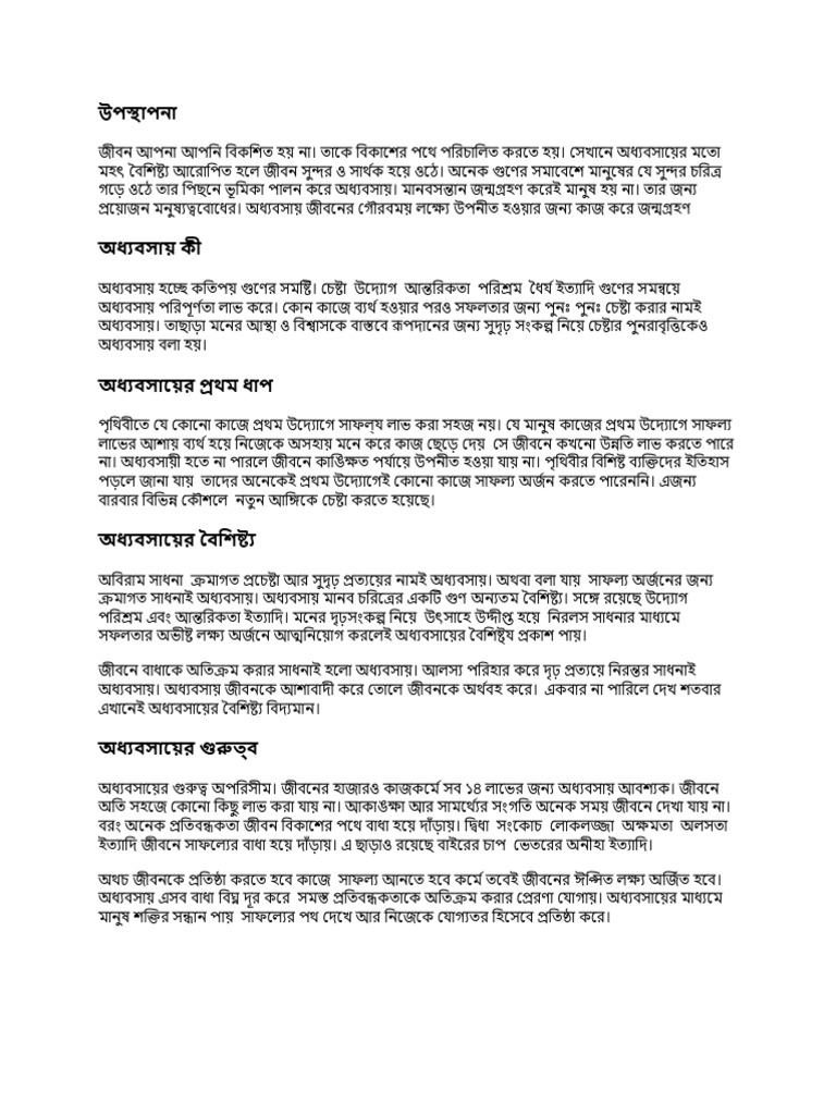 পরিশ্রম কখনো ব্যর্থ হয় না: সফলতার অটুট চাবিকাঠি