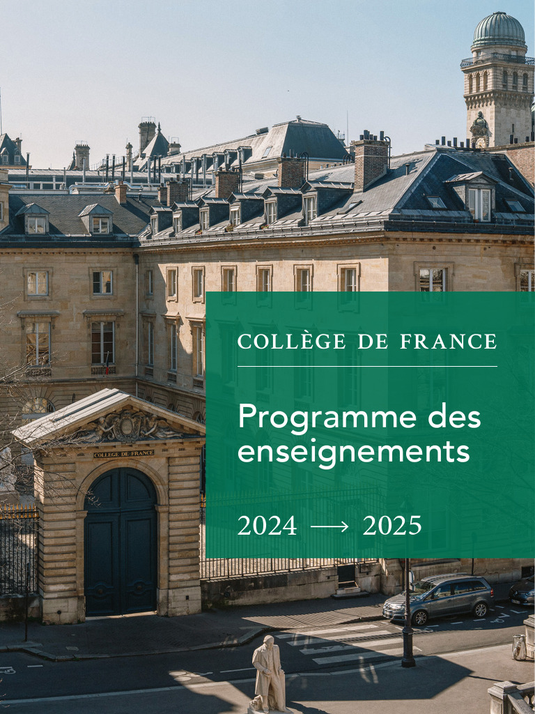 Programme Des Enseignements 2024 2025 | PDF