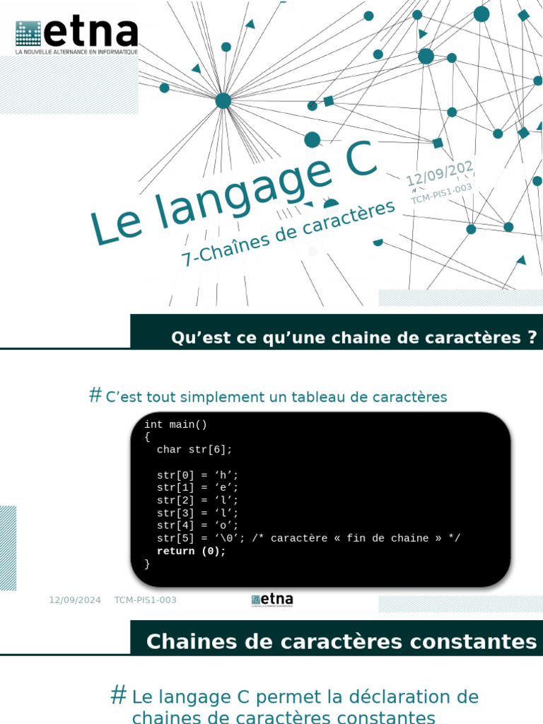 Tcm Pis1 06 Les Chaines De Caracteres 06 Tcm Pis1 003 Chaines De