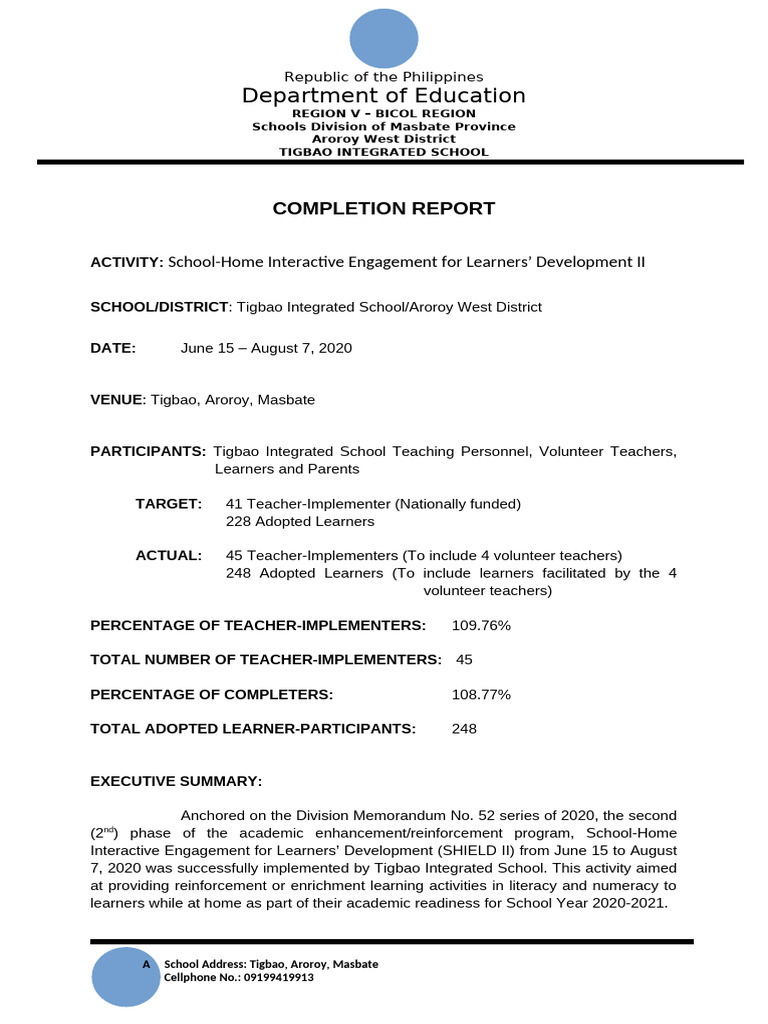 Shield Report | PDF
