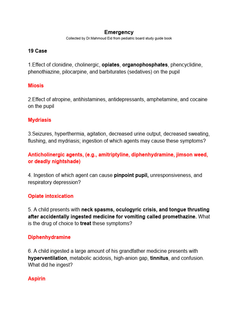 12 Emergency | PDF