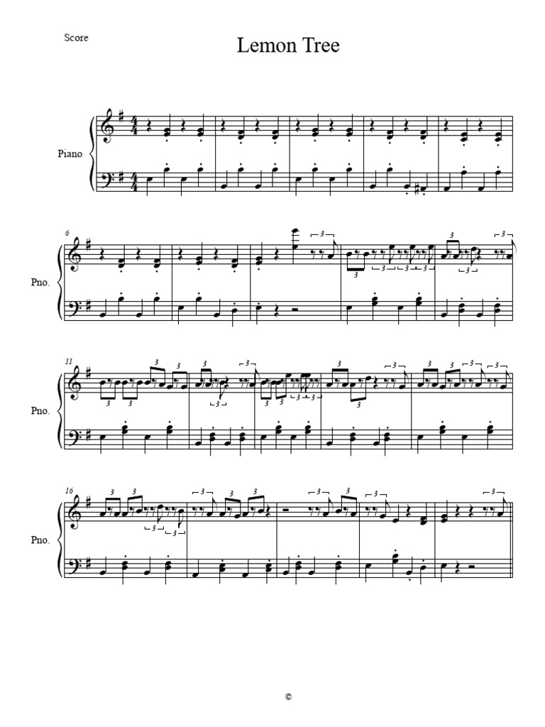 Lemontree | PDF