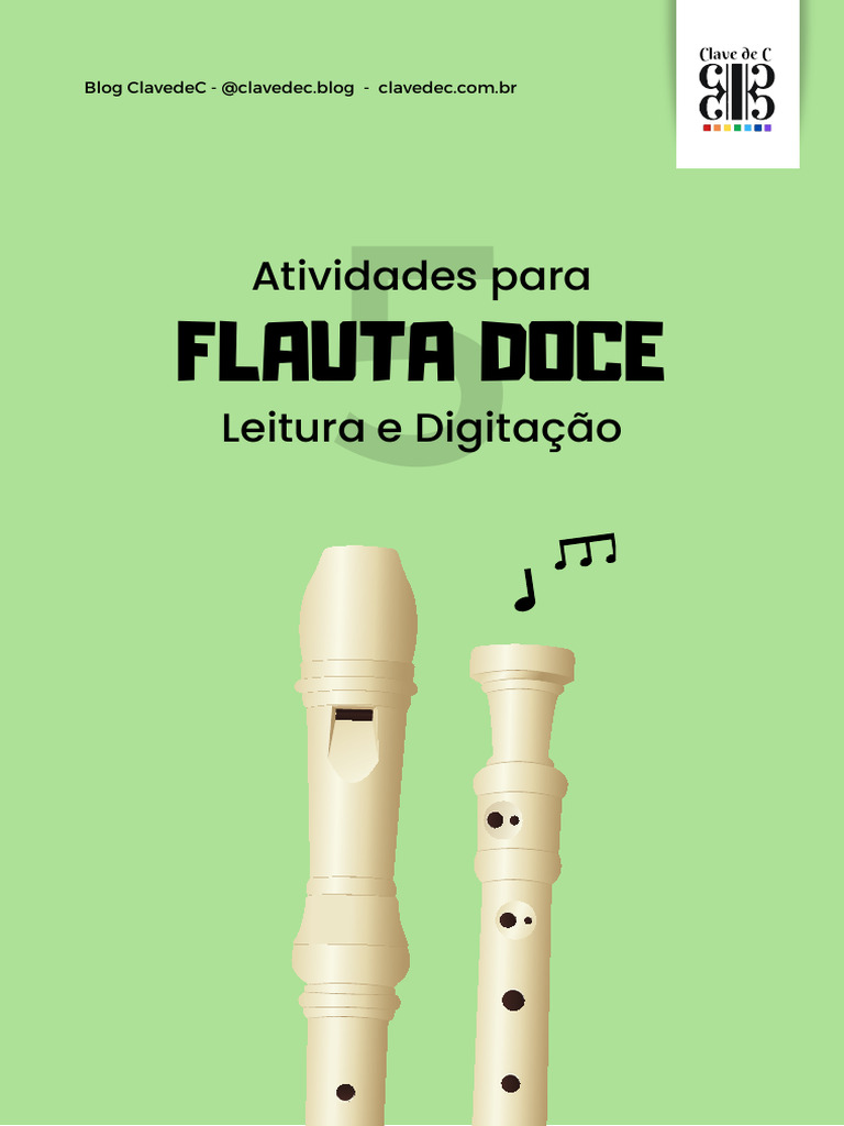 Leitura-e-Digitacao-5-Atividades-para-Flauta-Doce | PDF