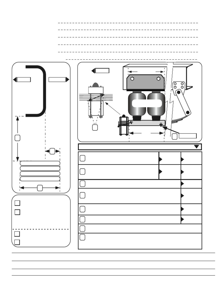 Custom Vehicle Fit Measurement Sheet | PDF | Axle | Motor Vehicle