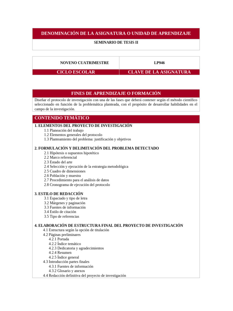 Seminario De Tesis Ii 2 Pdf