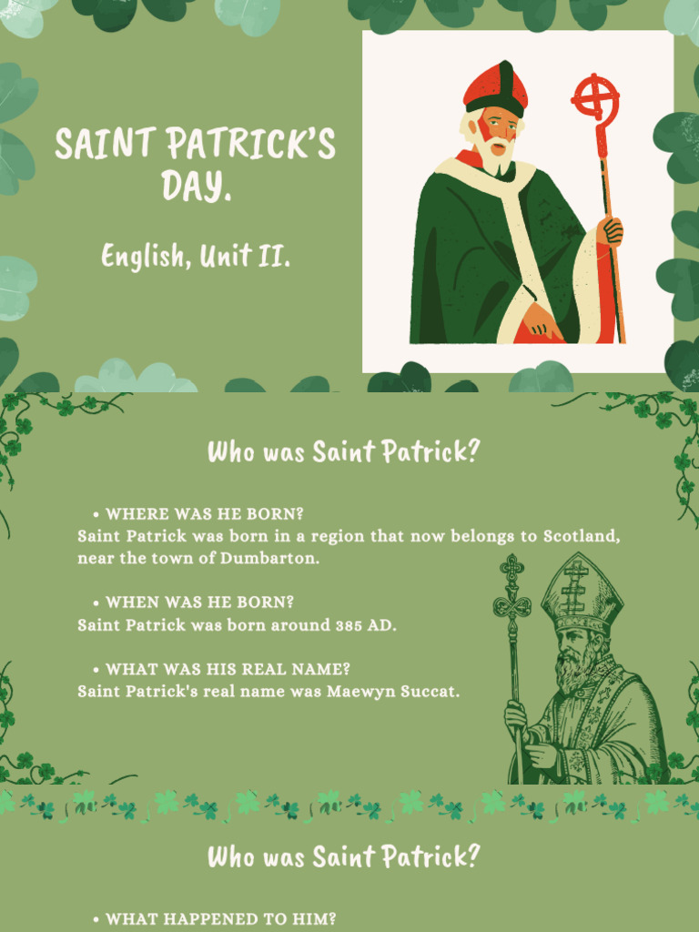 Saint Patricks Day | PDF