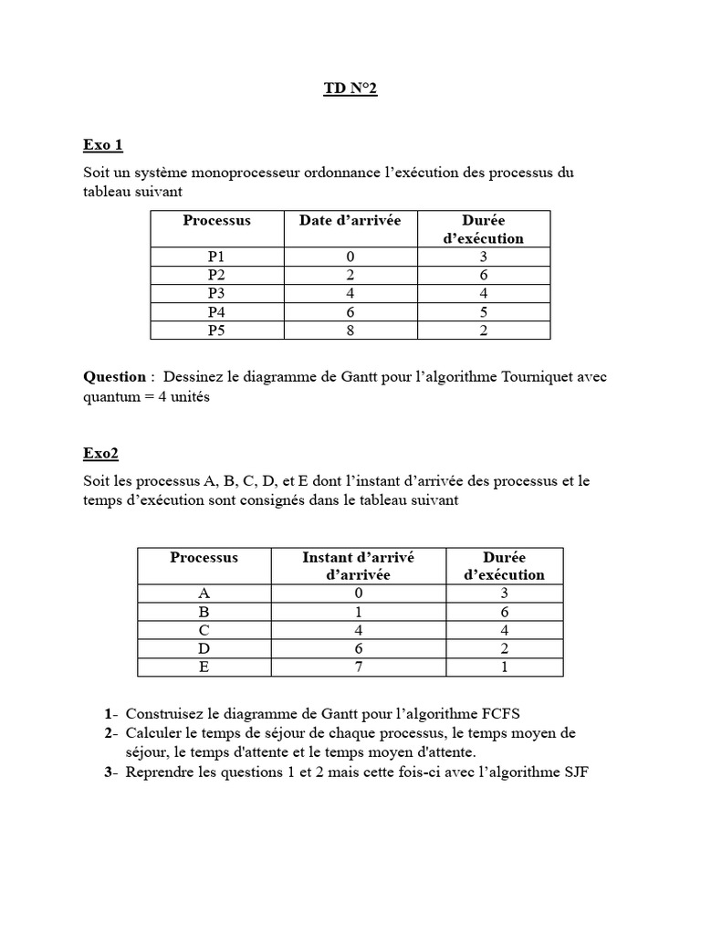 TD N2 | PDF