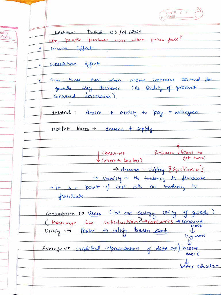 Economics Notes | PDF