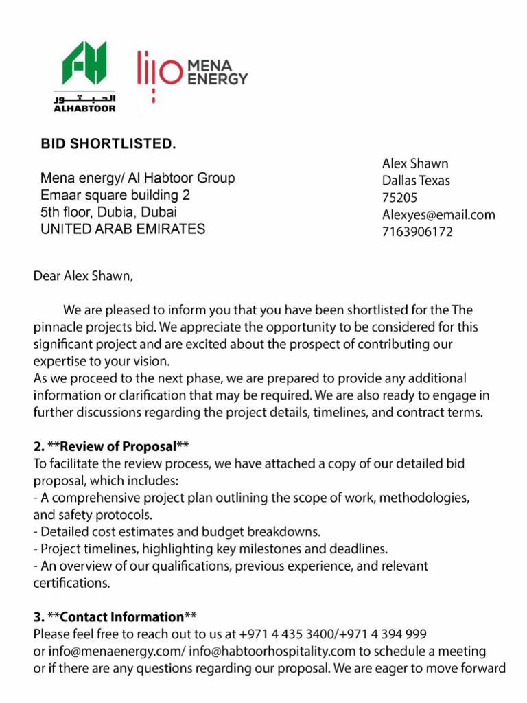 Bill Contract | PDF
