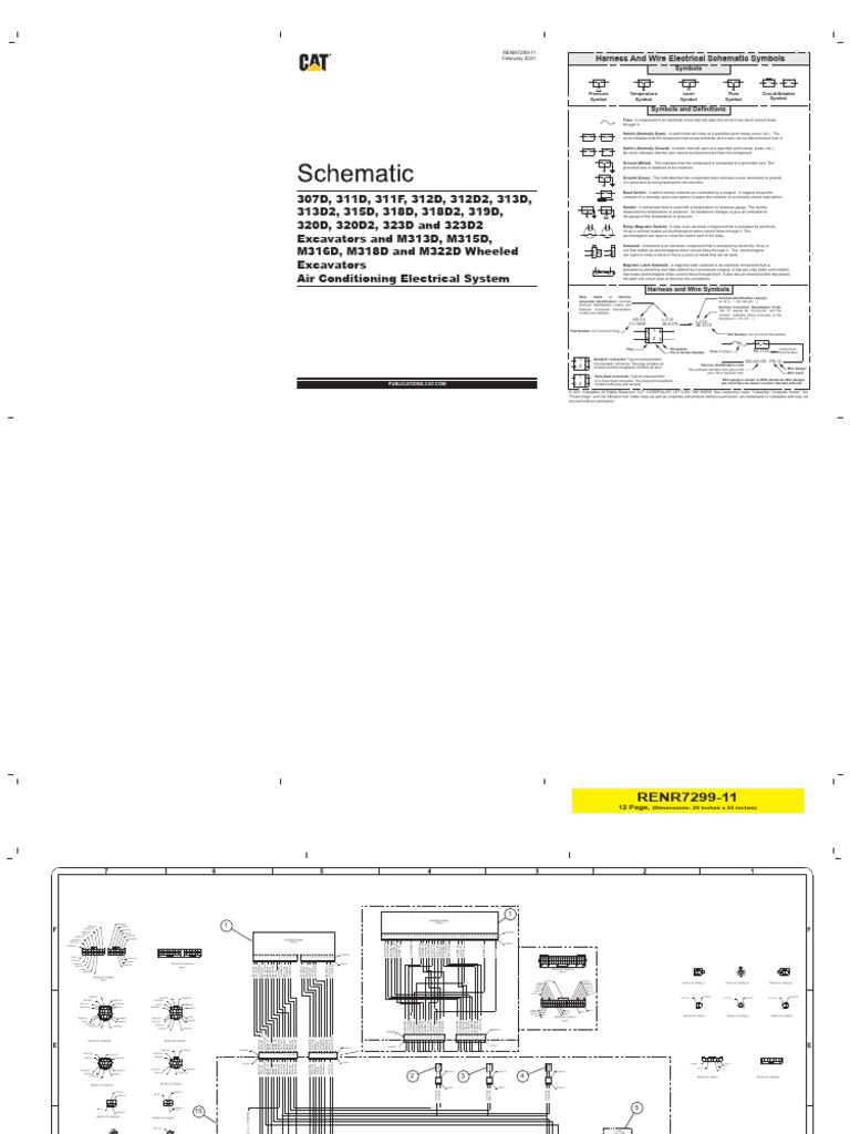 307D Diagrama Exca | PDF