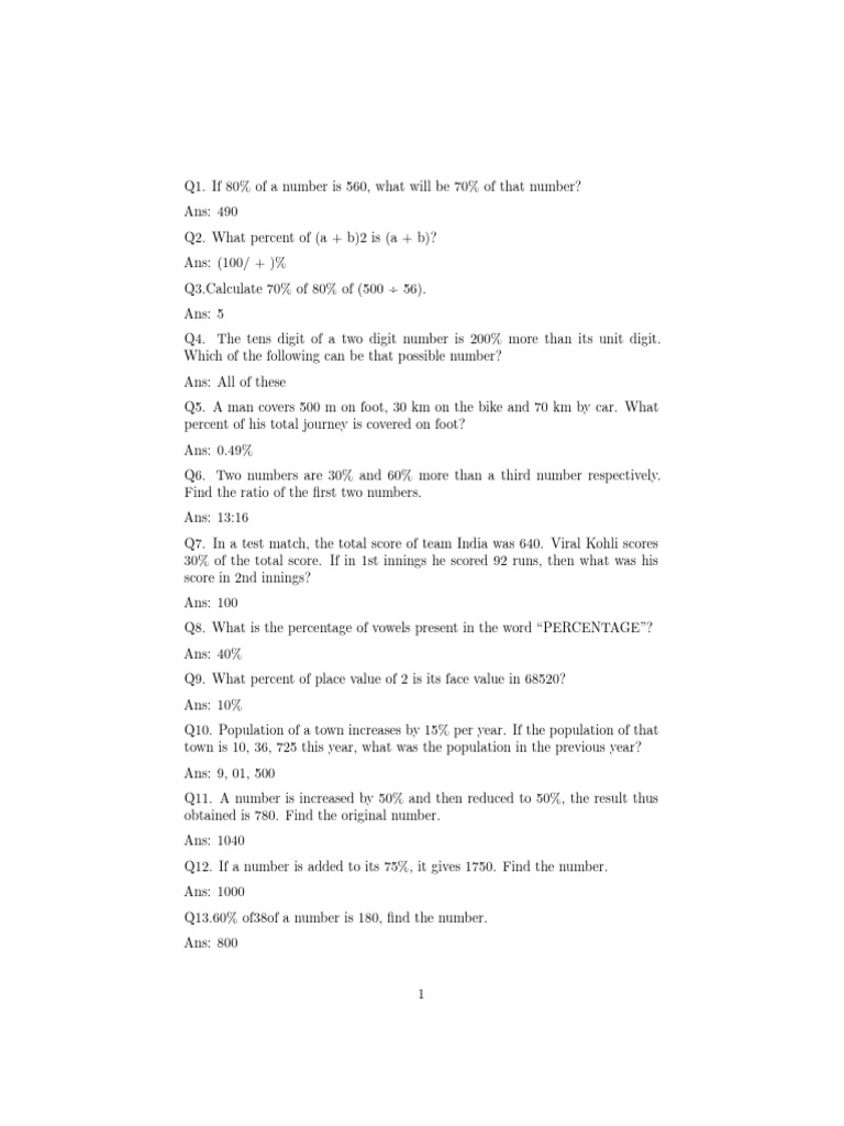 Math and Grammar Problem Solutions | PDF | Speed | Interest