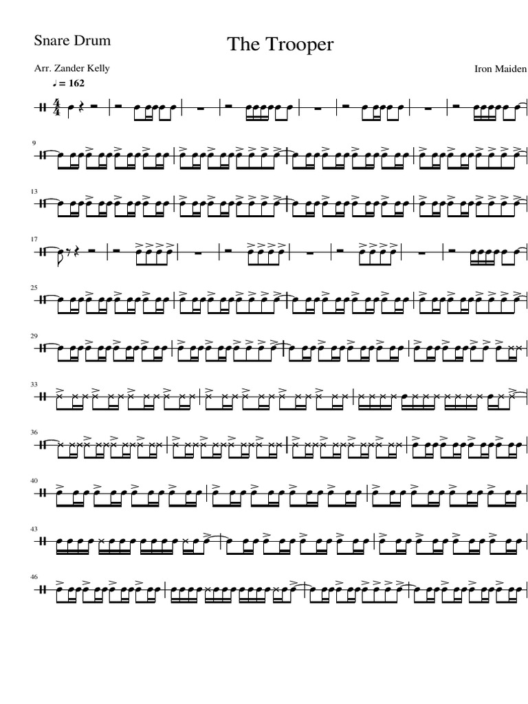 Snare Drum Arrangement Guide | PDF