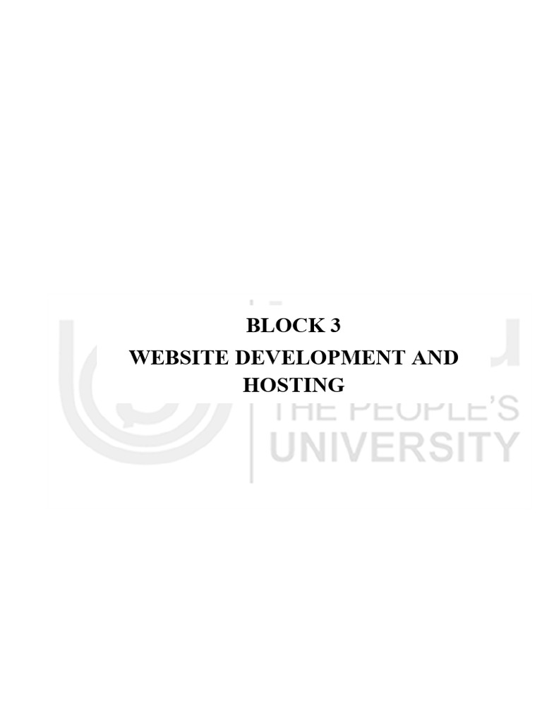 Website Development and Hosting | PDF | World Wide Web | Internet & Web