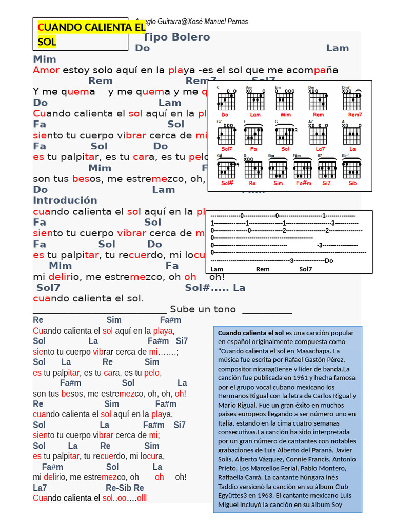 Cuando Calienta El Sol | PDF