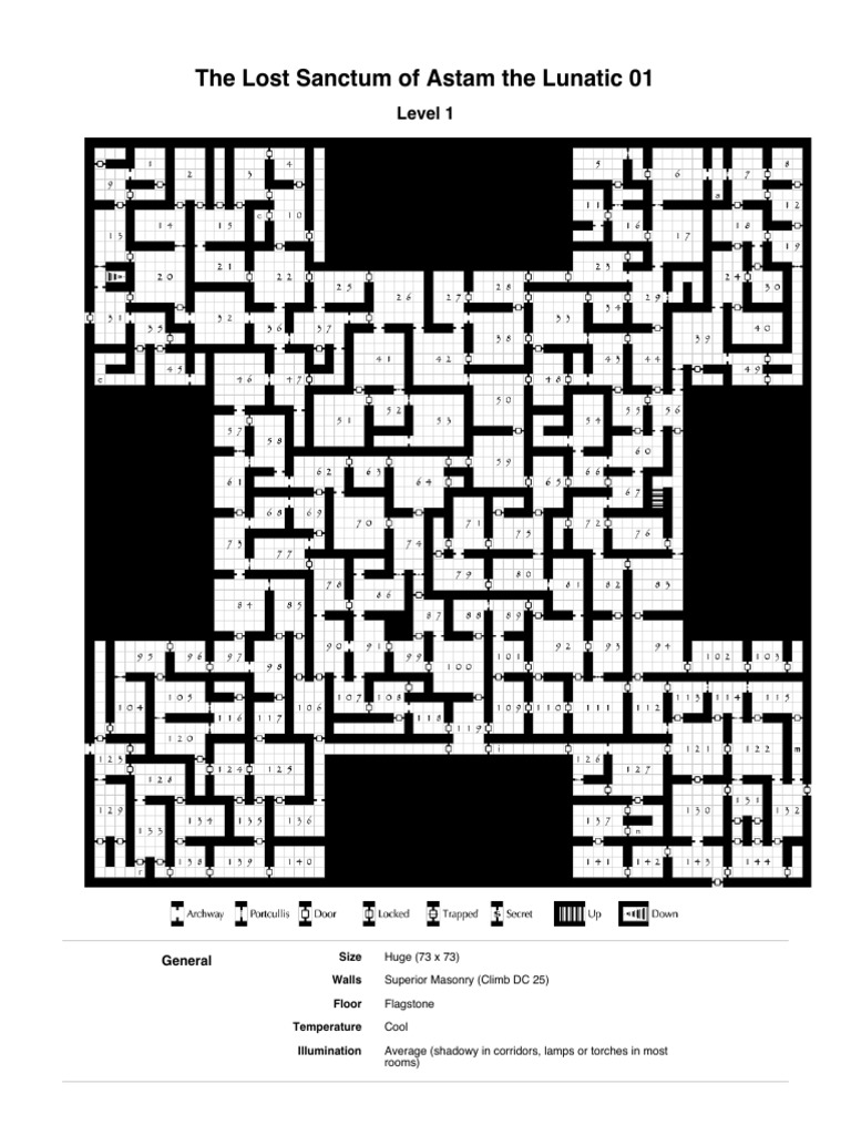 The Lost Sanctum of Astam The Lunatic 01 | PDF