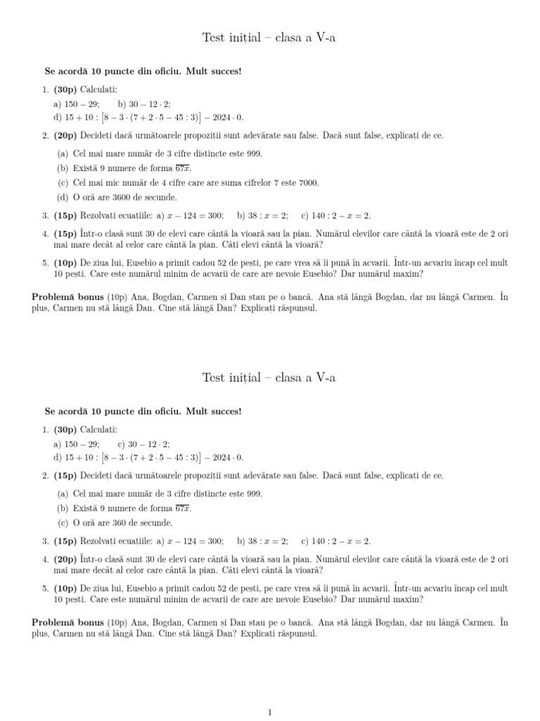 Test Initial5 | PDF