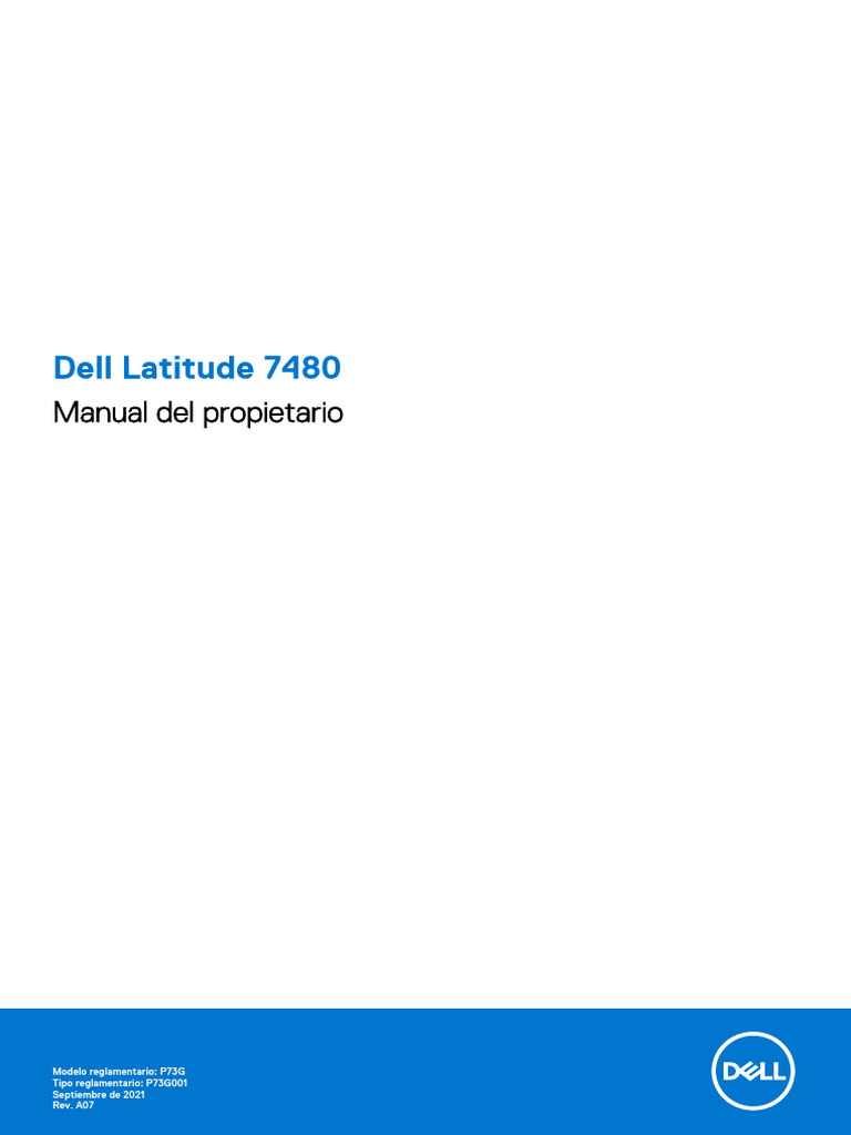 Latitude 7480 Ownersmanual Es XL | PDF
