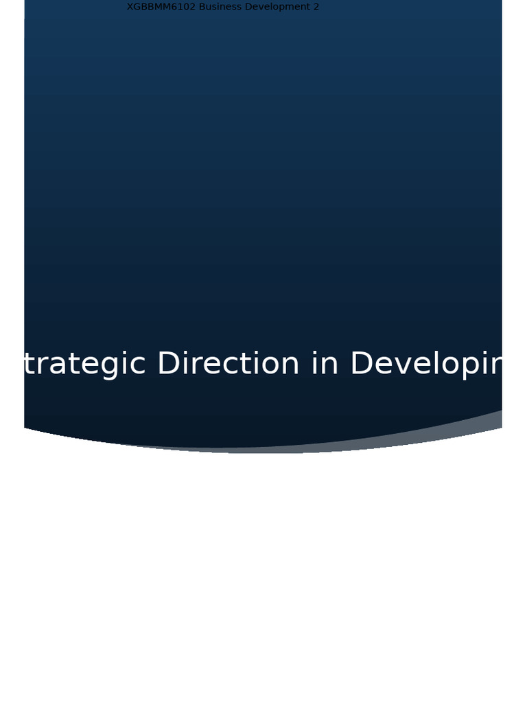Xgbbmm6102 business development 2 commerical report sample pdf