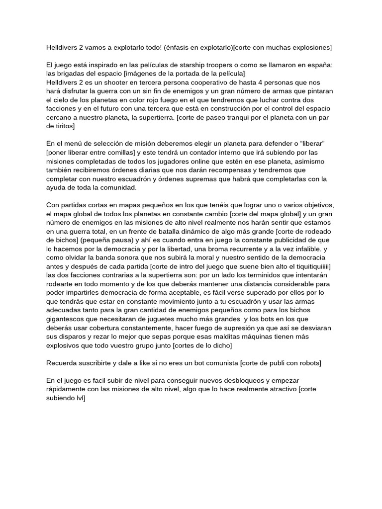 Helldivers 2 pdf
