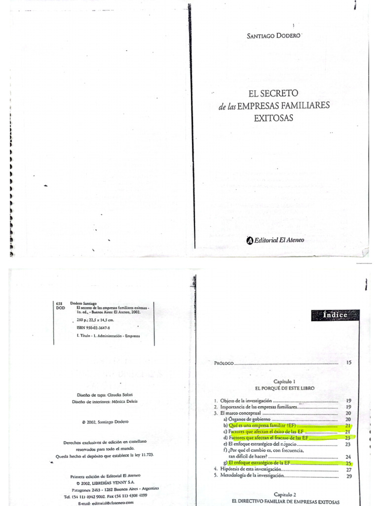 El Secreto de Las Empresas Familiares Exitosas 2 | PDF