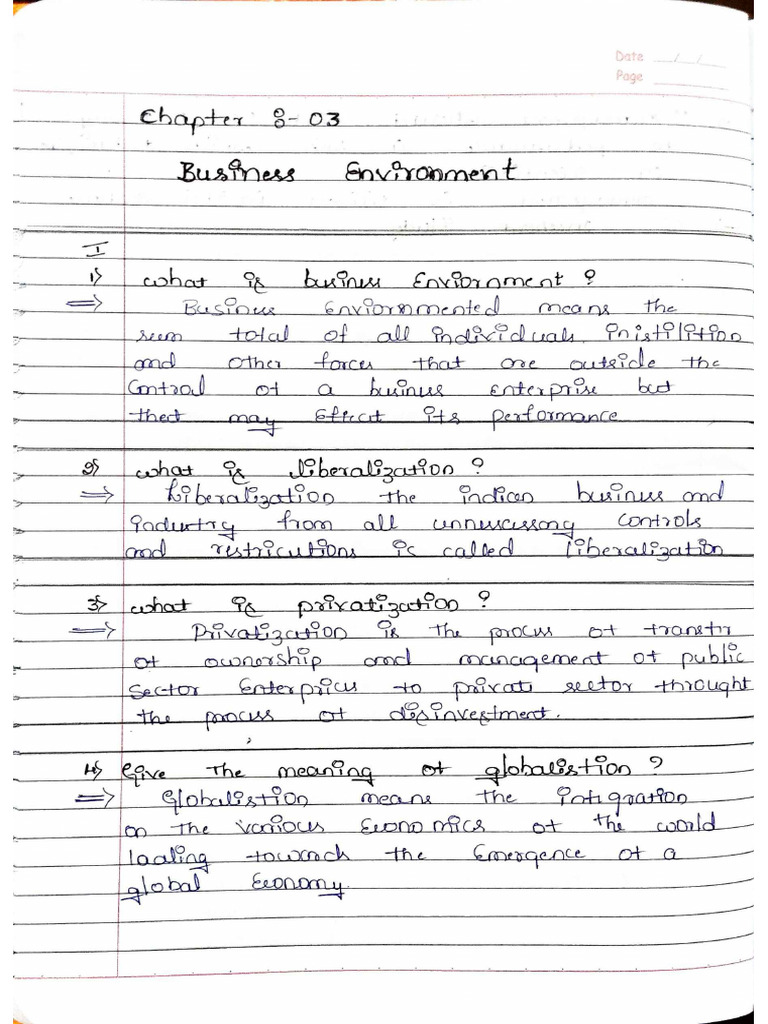 Chapter 3 Business Environment Pdf